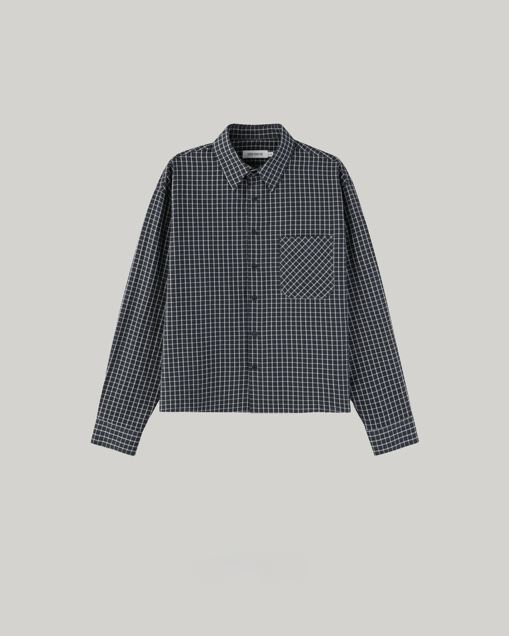 Cropped Check Shirt