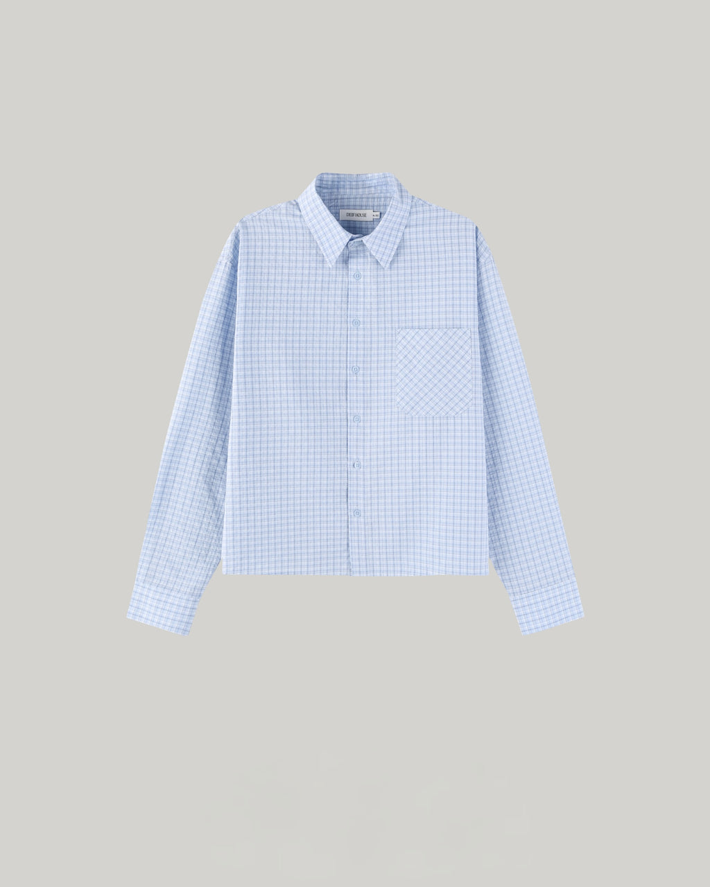 Cropped Check Shirt