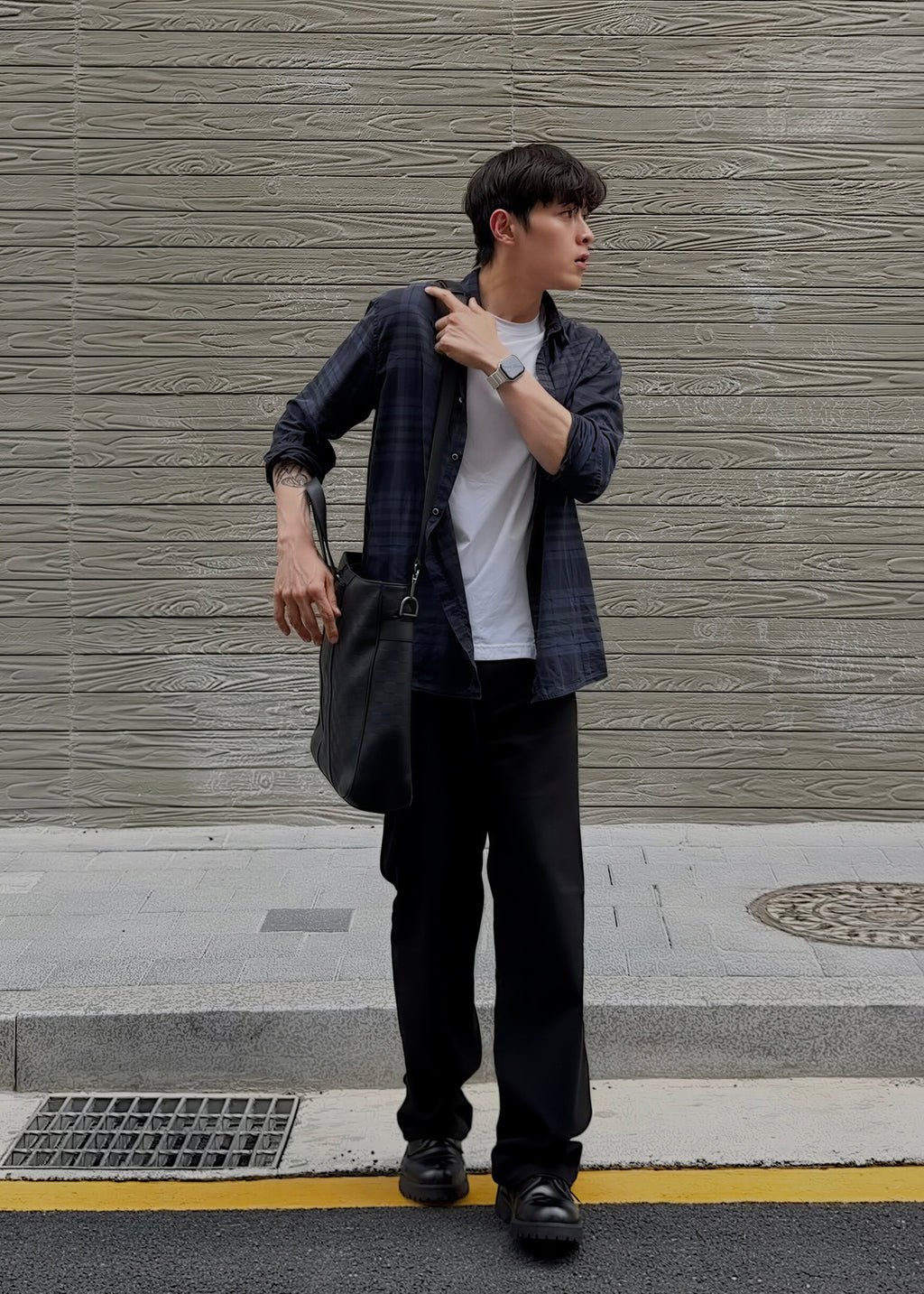 Ring Yarn Denim Trousers