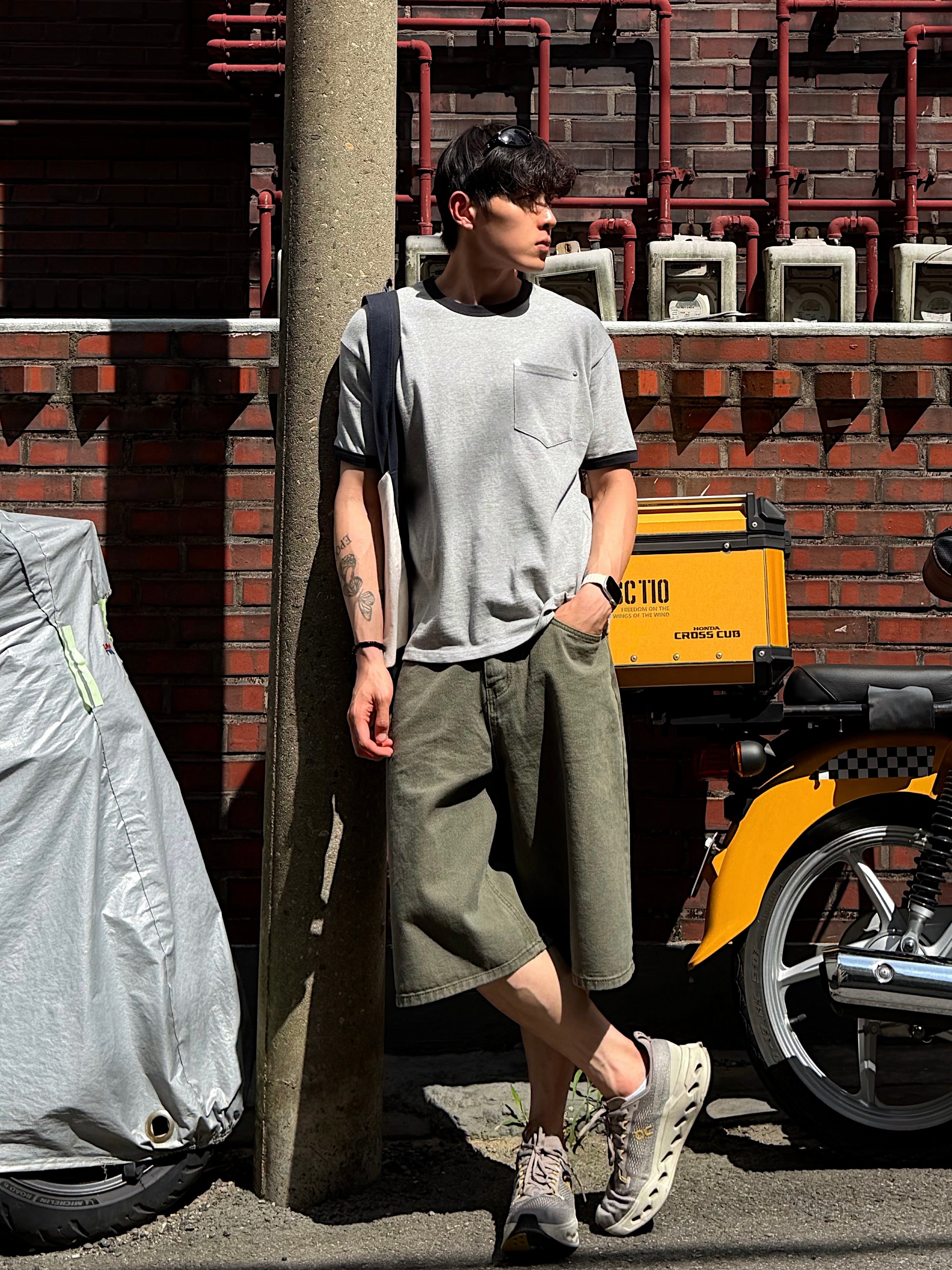 Classic Denim Bermudas