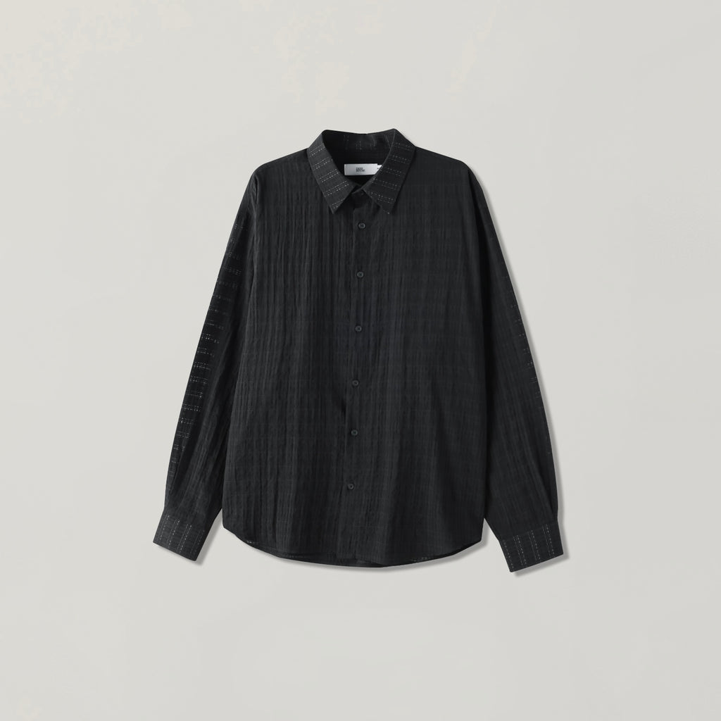 Textured Check Shirt