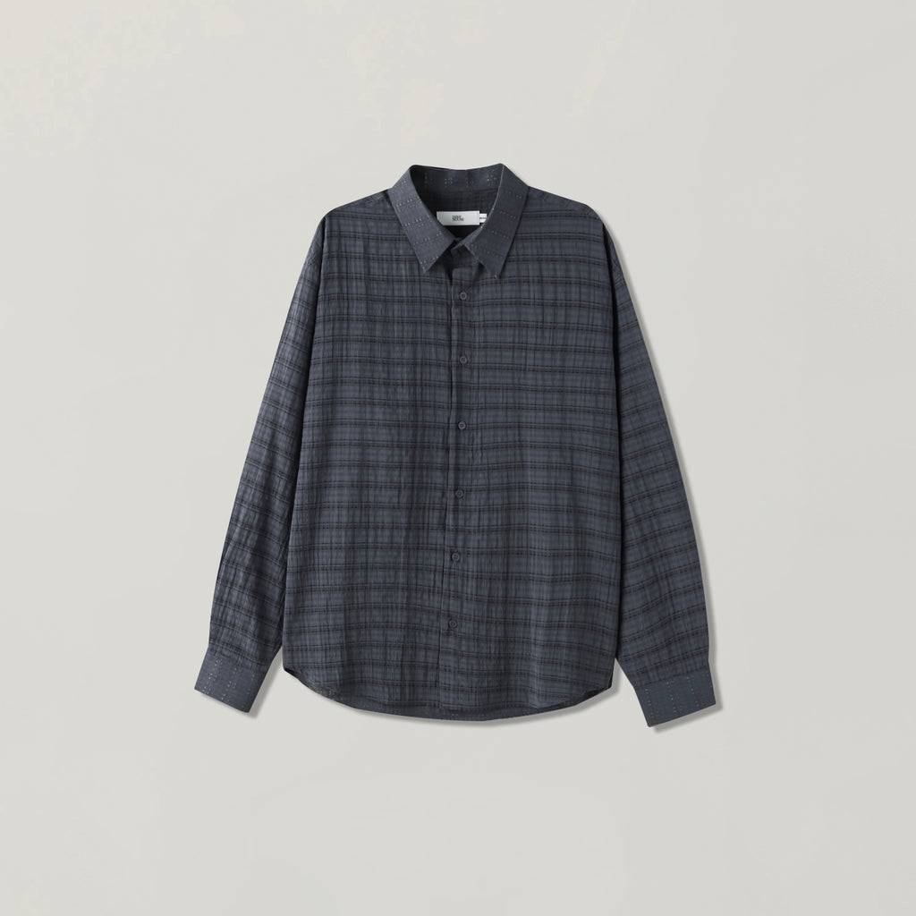Textured Check Shirt