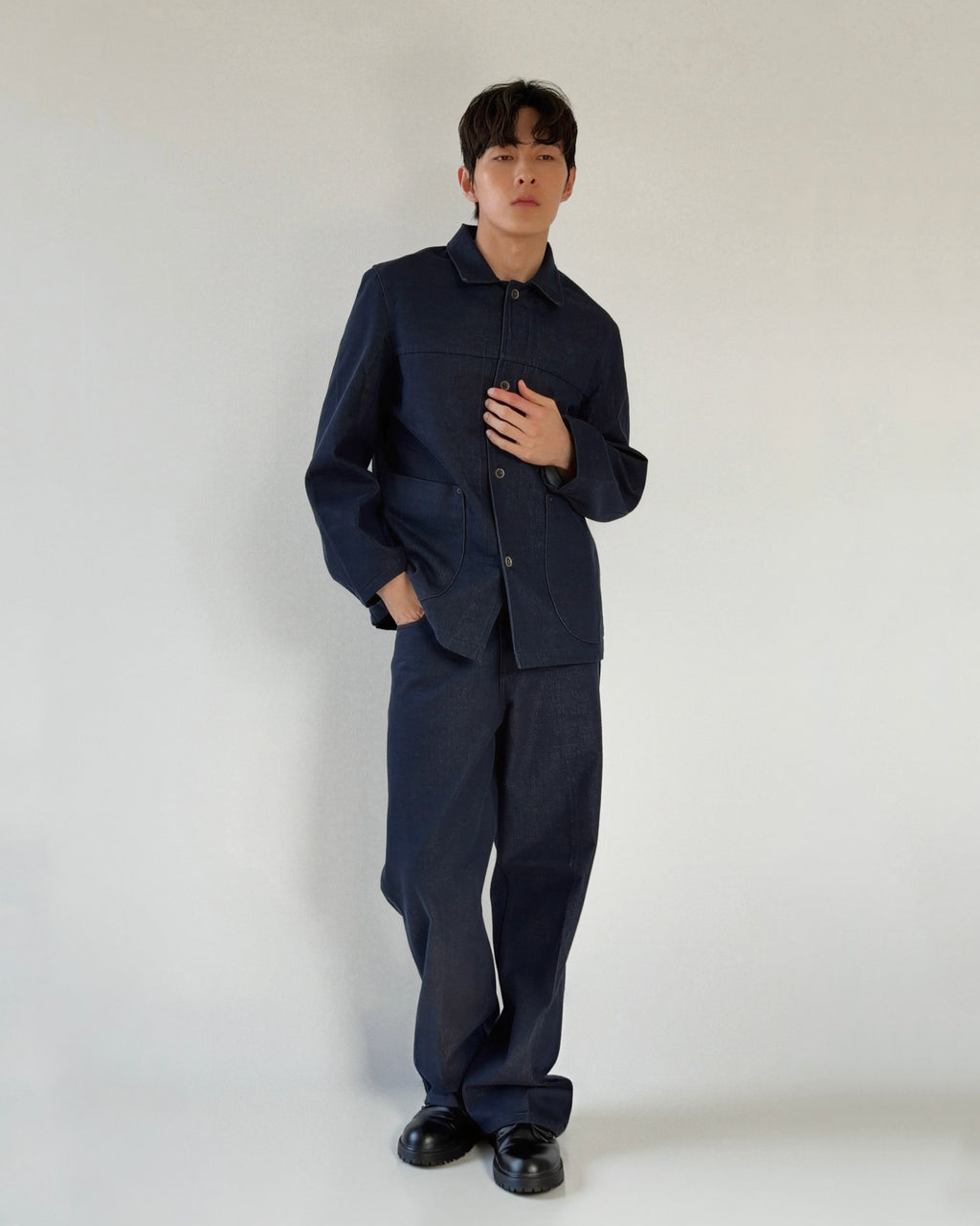 Denim Utility Trousers