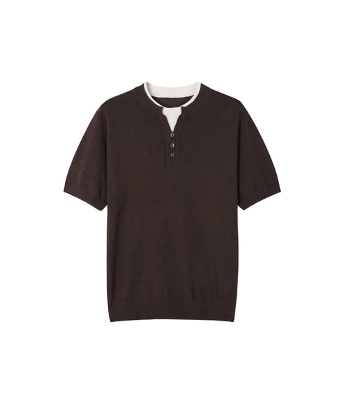 Henley Layered Tee