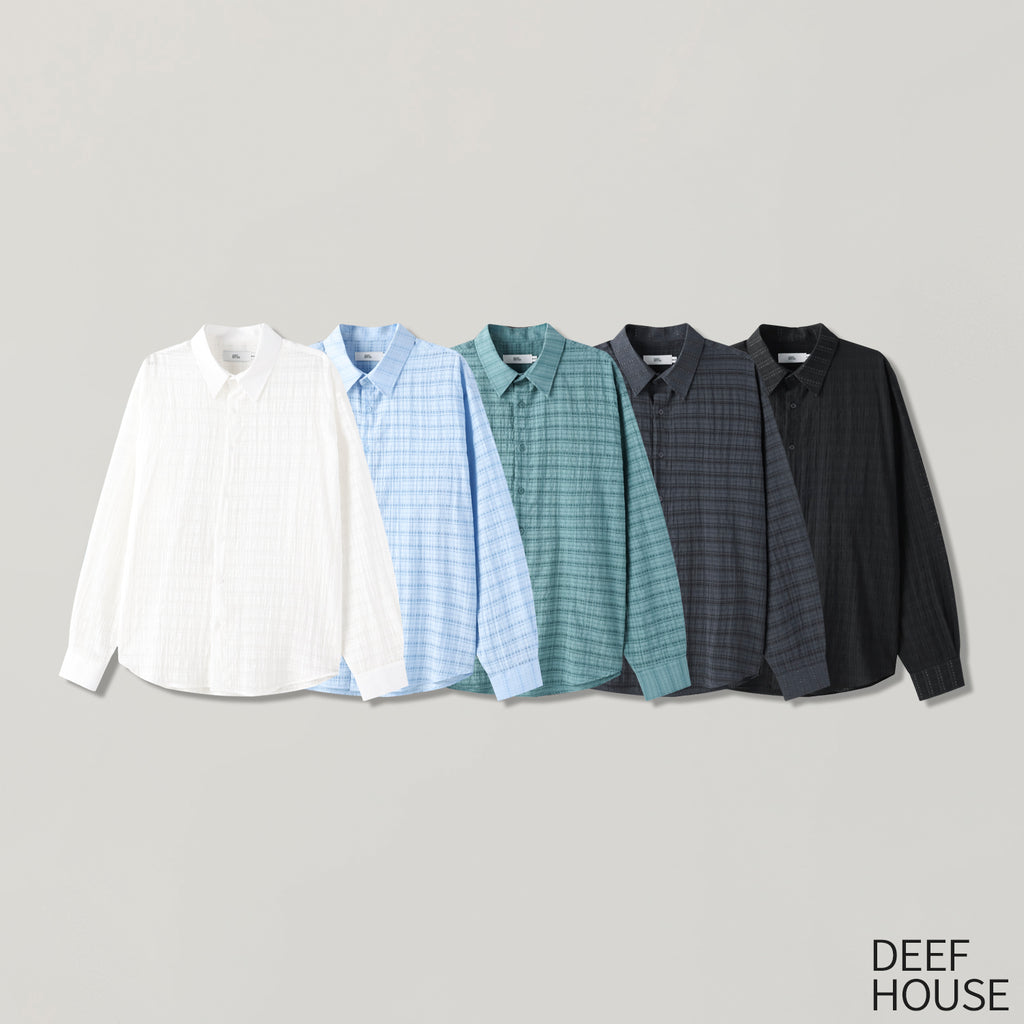 Textured Check Shirt