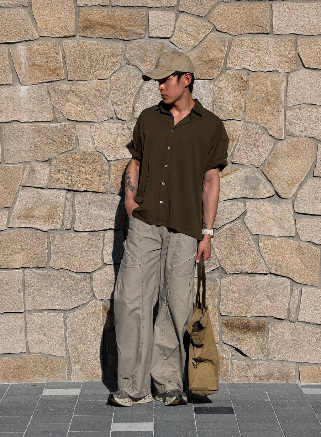 Rayon Cuff Shirt