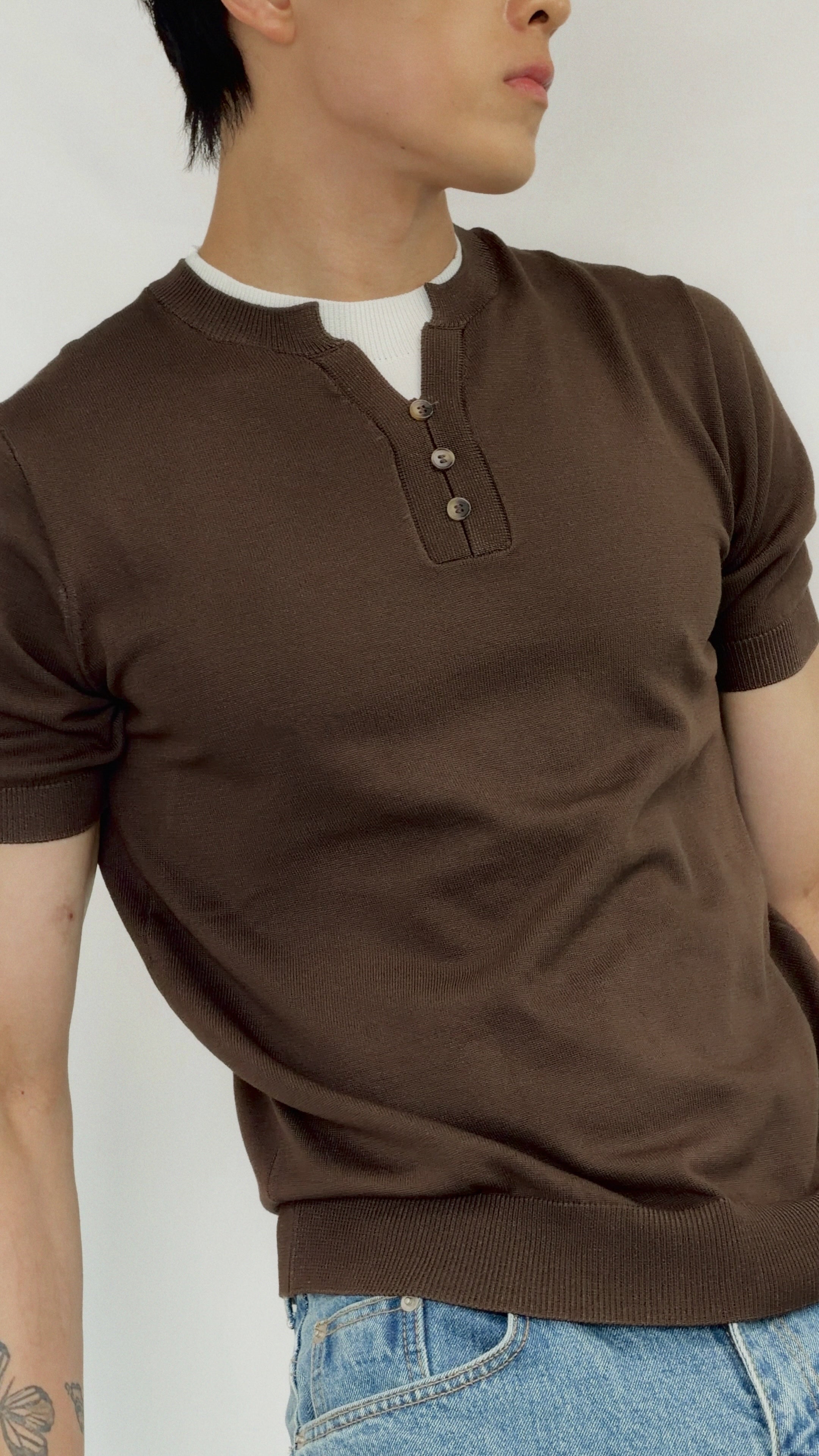 Henley Layered Tee