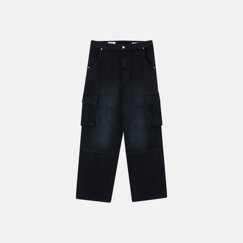 Sunfaded Denim Cargo