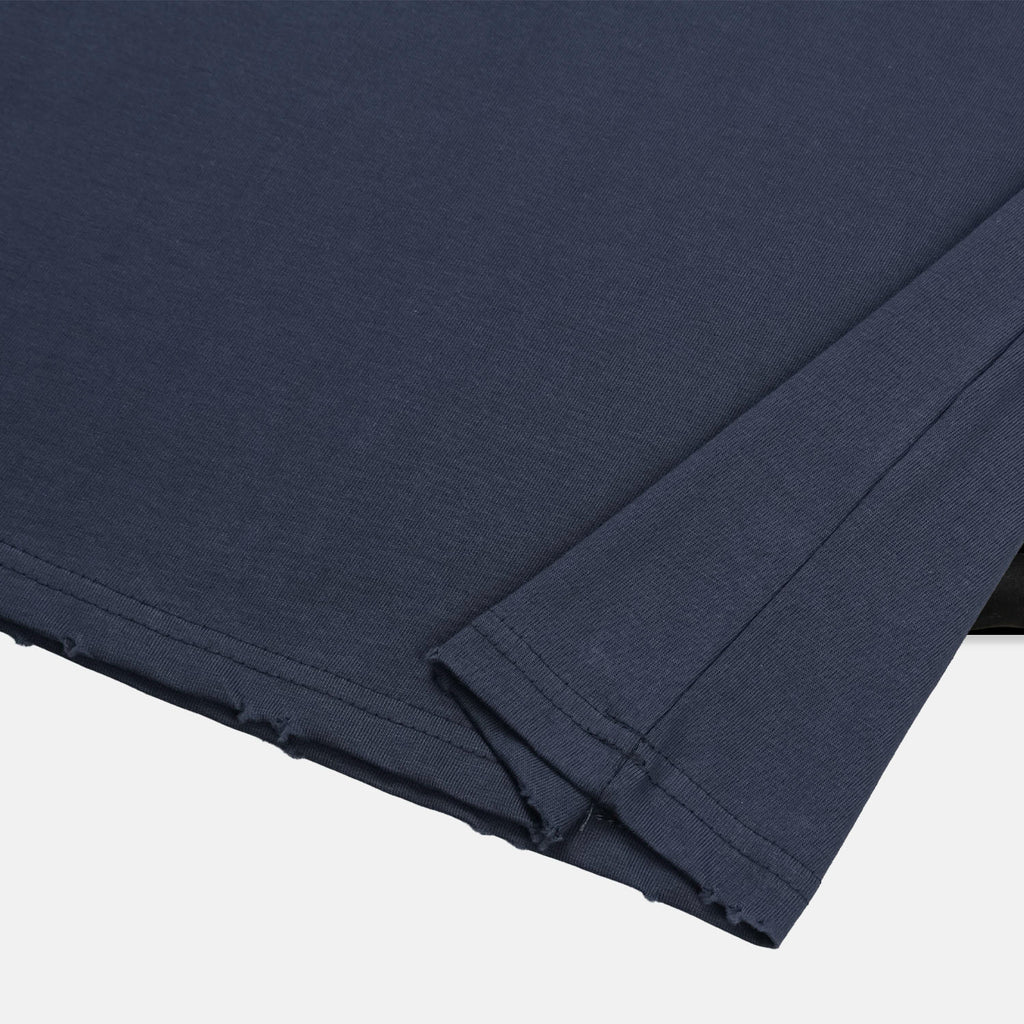 Waffle Sleeve Layered T-shirt