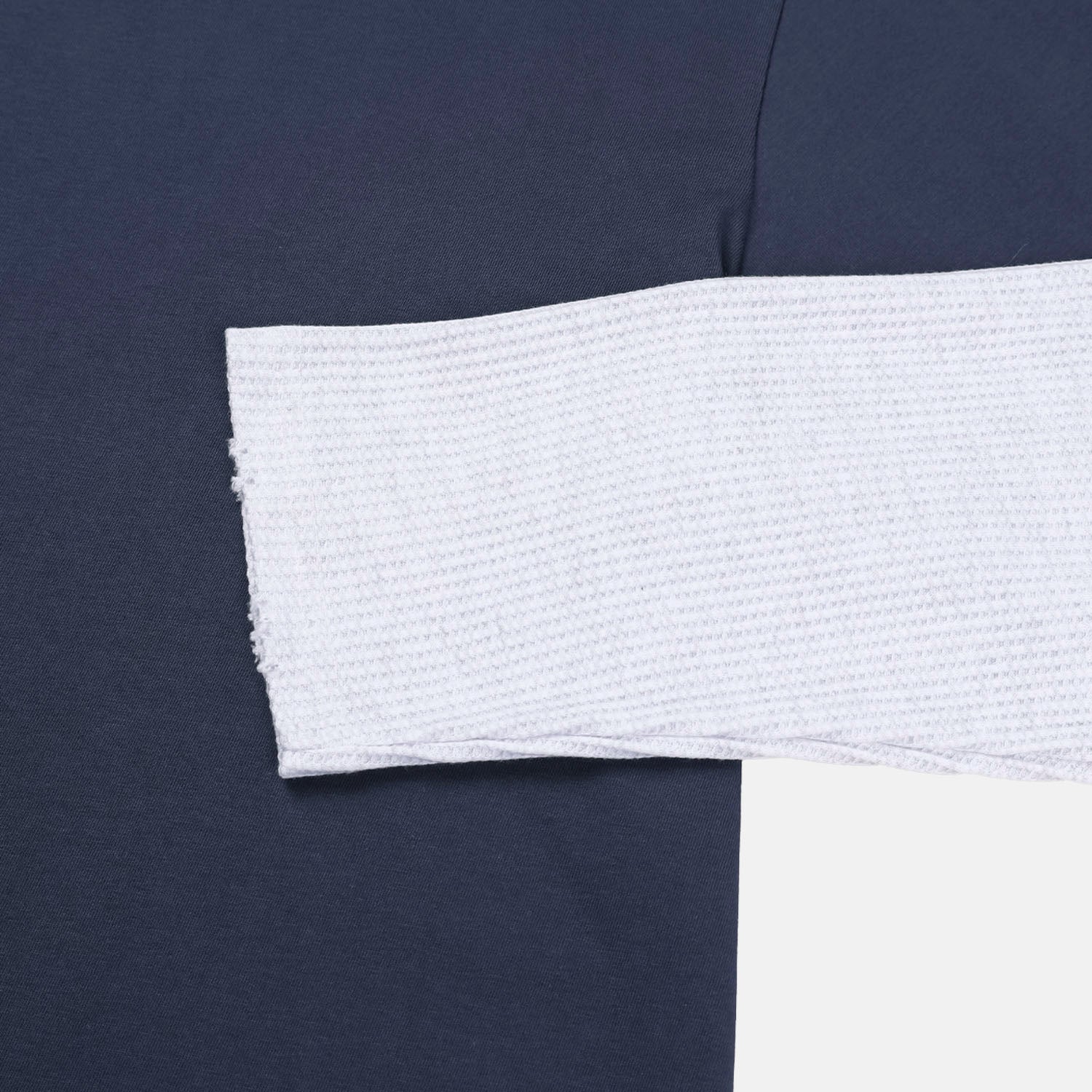 Waffle Sleeve Layered T-shirt